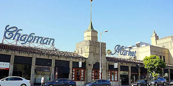 Chapman Plaza, the Spanish Revival retail building